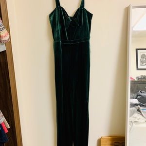 Abercrombie and Fitch Velvet Jumpsuit